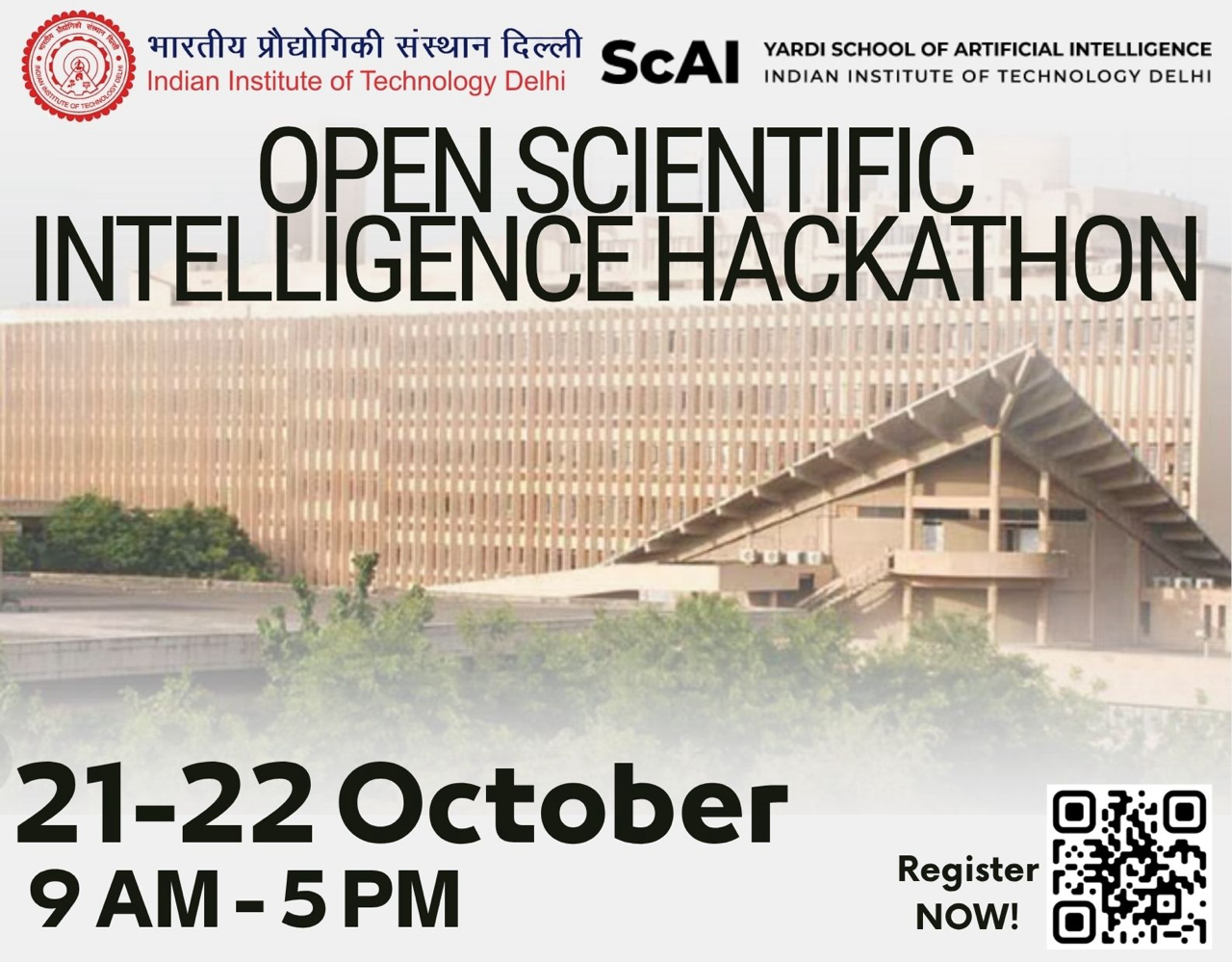 ScAI IIT Delhi to Host Local Site for Open Scientific Intelligence Hackathon 2026