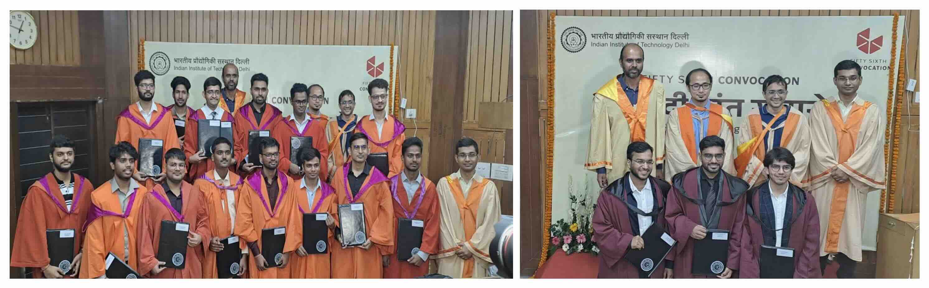 Convocation ceremony of ScAI MTech and MSR students of 2025 batch.