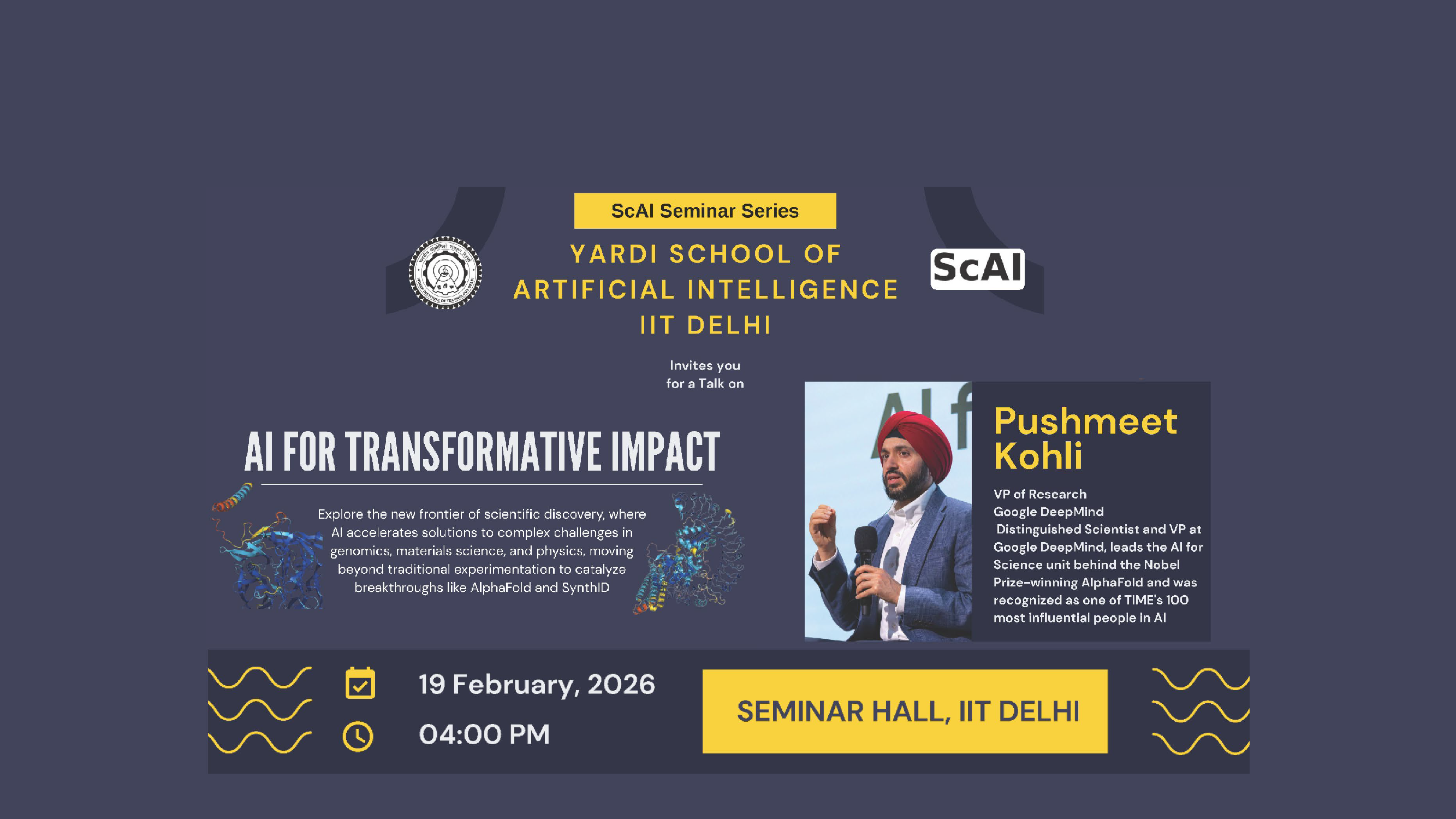 Talk by Dr. Pushmeet Kohli